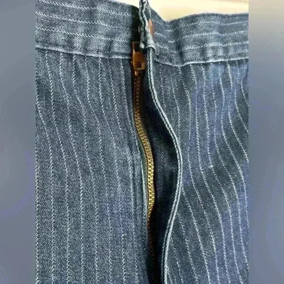 Sears Vintage Women's Plus Size Stripe Jean Pants (225) - Picture 7 of 12